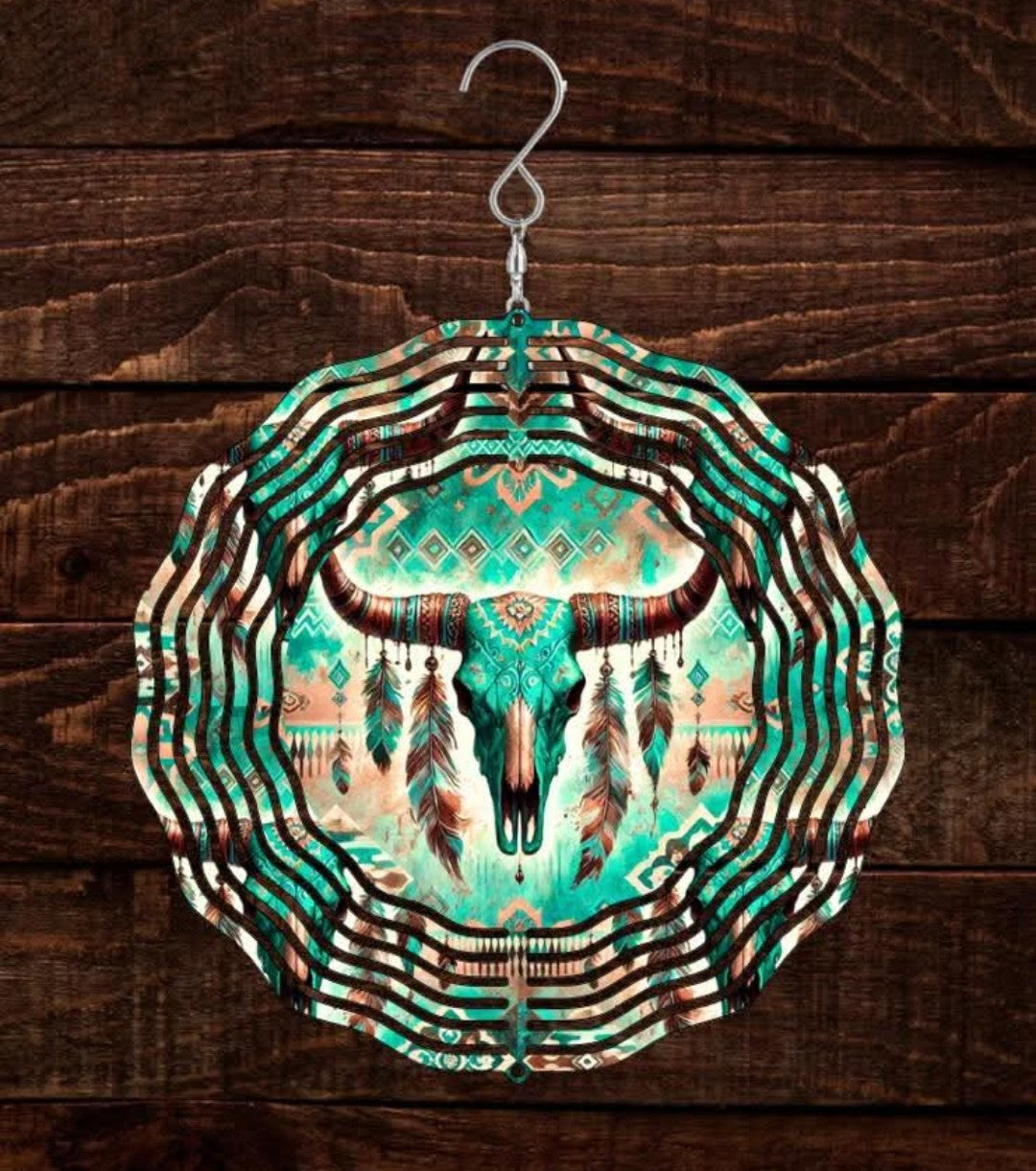 8 inch aluminum wind spinner